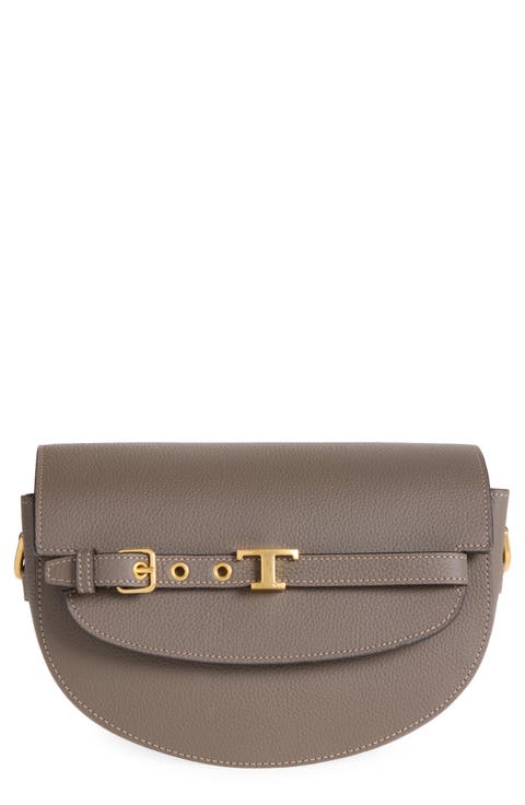 Tim Tracollina Tonda Mini Leather Crossbody Bag