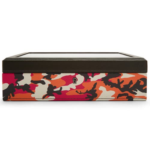 Wolf Elements 10 Piece Watch Box In Fire