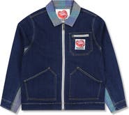 PLEASURES x Richard Bernstein Cake Denim Zip Jacket