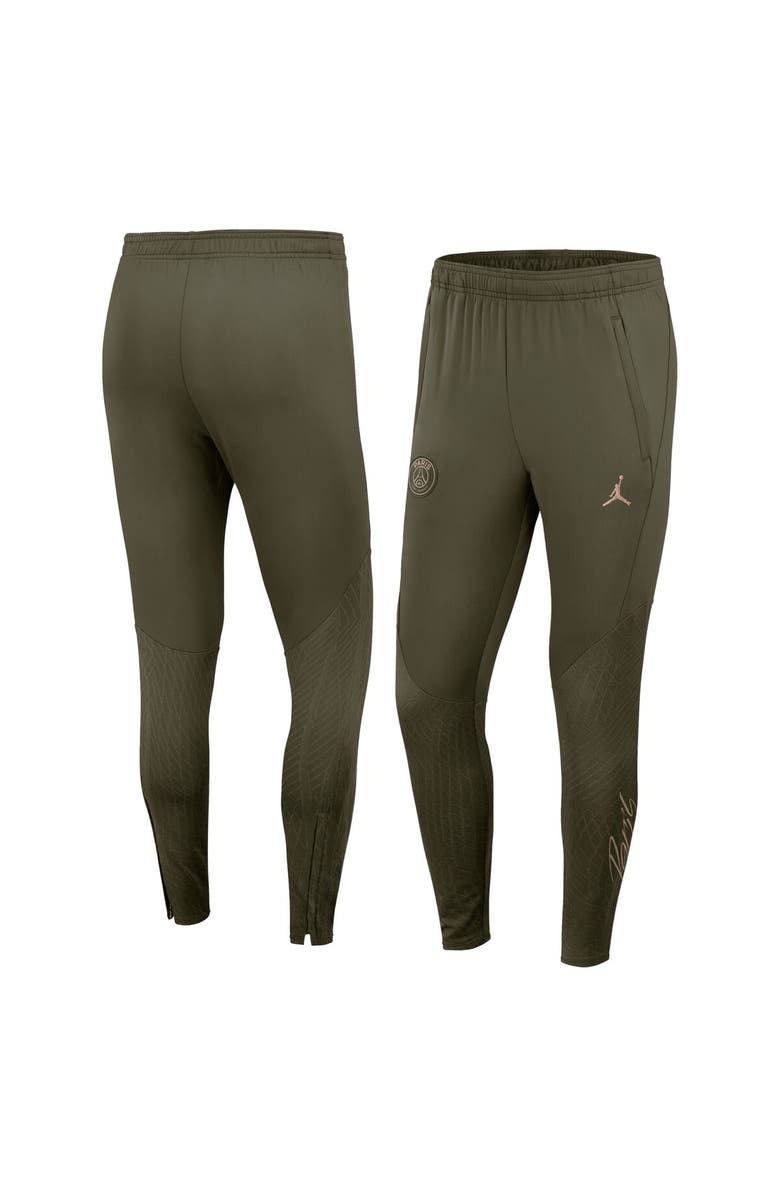 Jordan Brand Men's Jordan Brand Olive Paris Saint-Germain 2023/24 Fourth Strike Performance Training Pants, Main, color, 