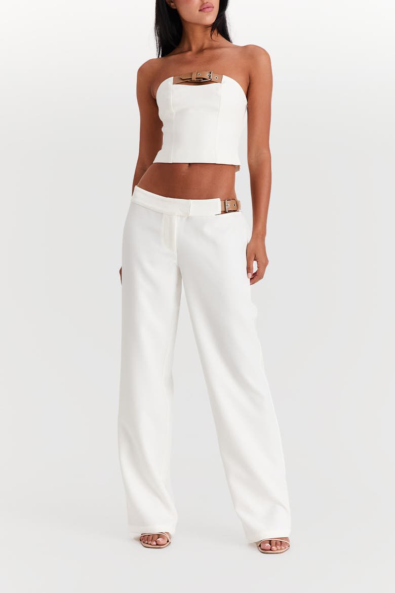 Lucia Pants, Alternate, color, White