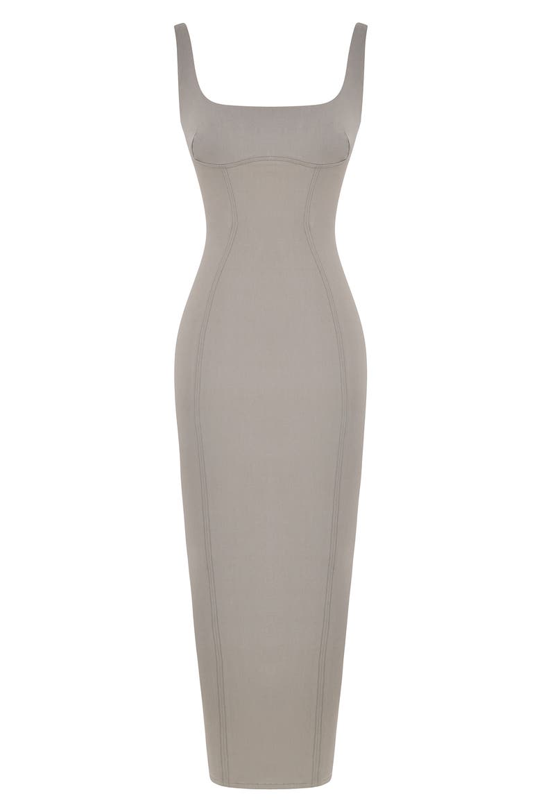 Rea Sleeveless Body-Con Dress, Alternate, color, GREY