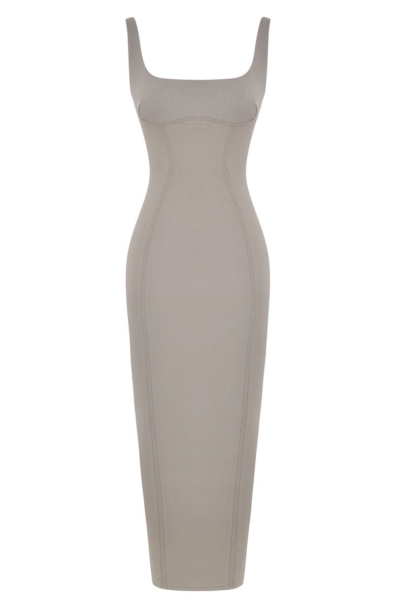 HOUSE OF CB Rea Sleeveless Body-Con Dress, Alternate, color, Grey
