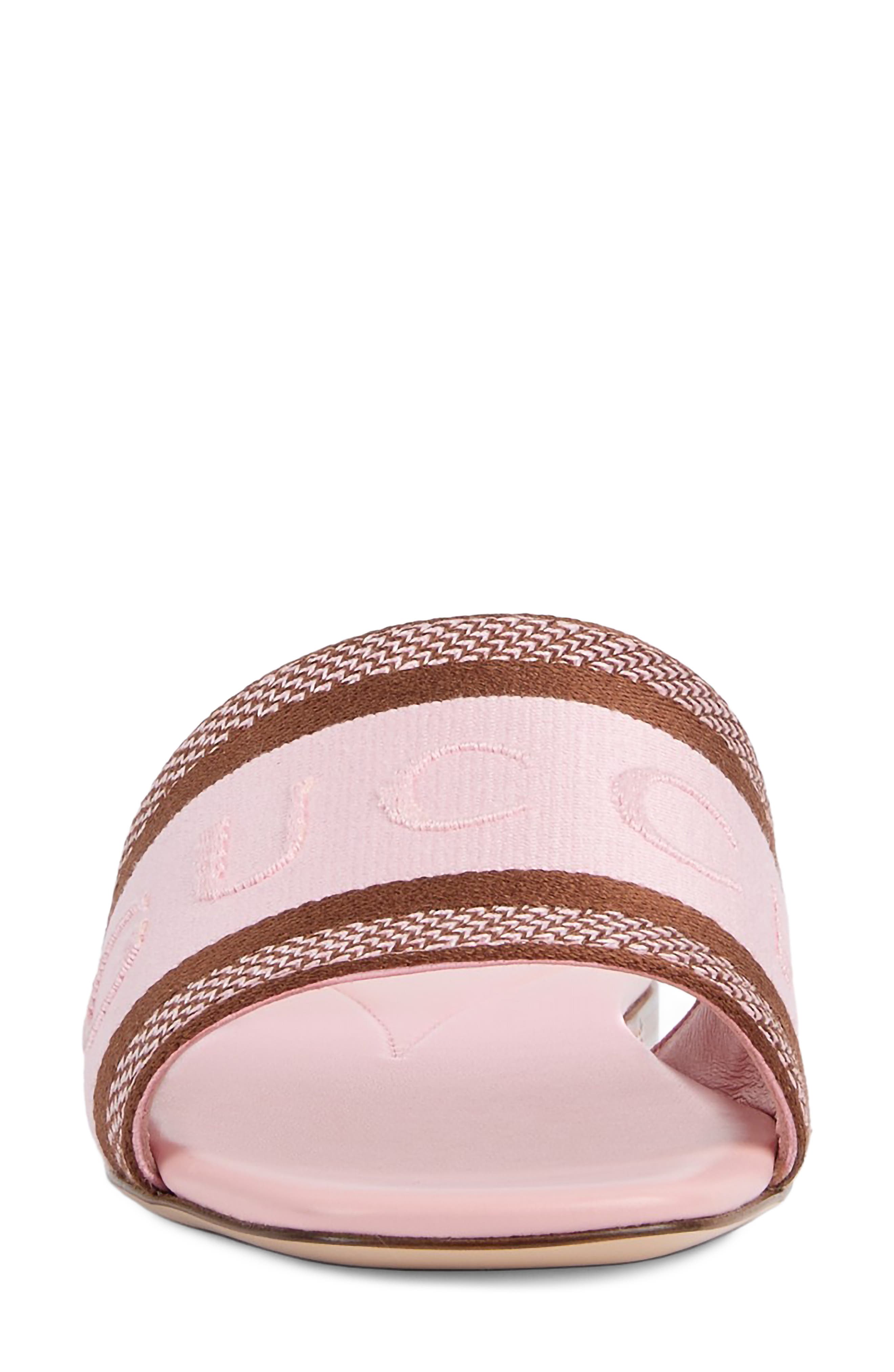 Gucci Jane Slide Sandal, Alternate, color, Mahogany/ Pink