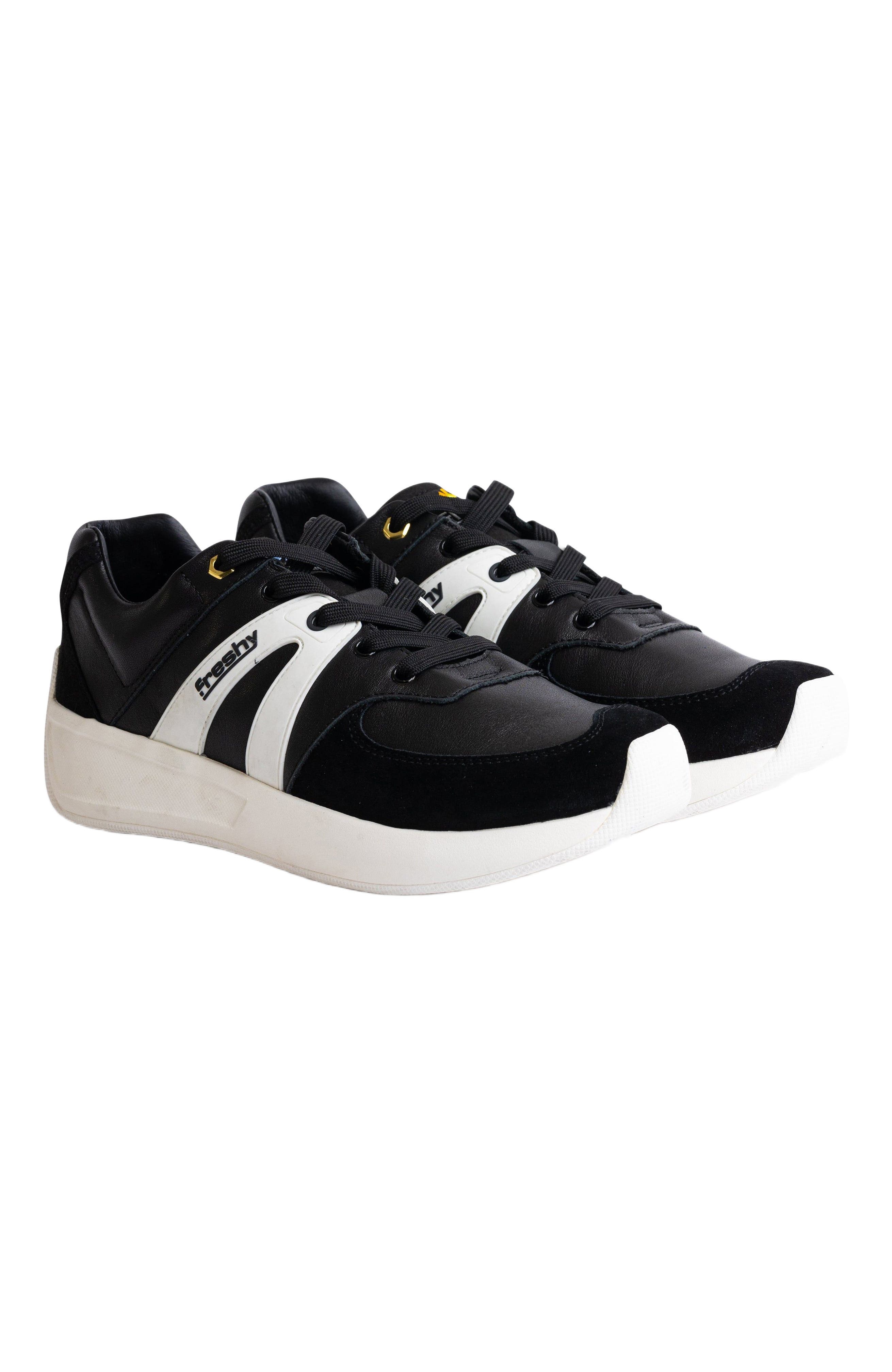 Freshy Supafly Nites Sneaker, Alternate, color, Black/White