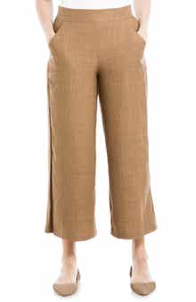 MAX STUDIO Textured Wide Leg Pants
