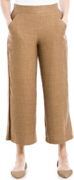 MAX STUDIO Textured Wide Leg Pants