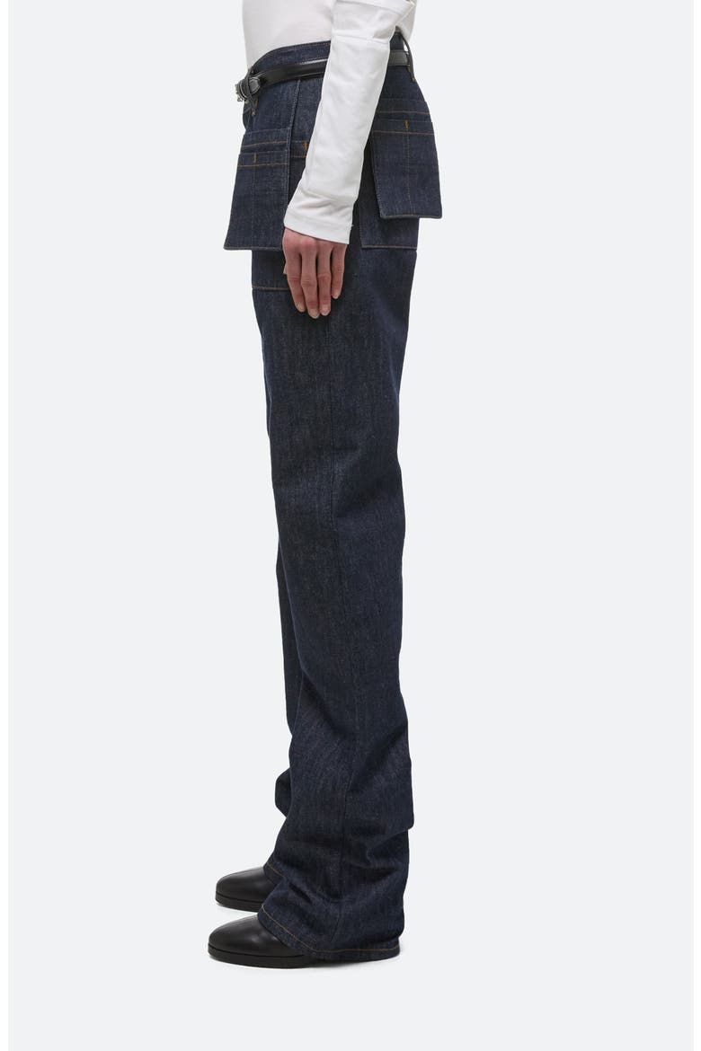 Utility Straight Leg Jeans, Alternate, color, RAW INDGO