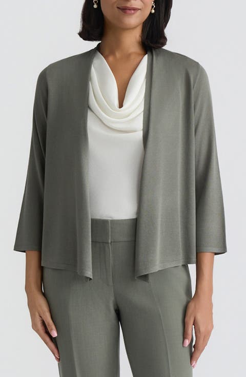 Crop A-Line Cardigan