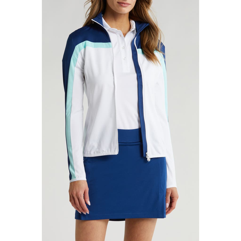J. Lindeberg Janice Mid Layer Jacket In White