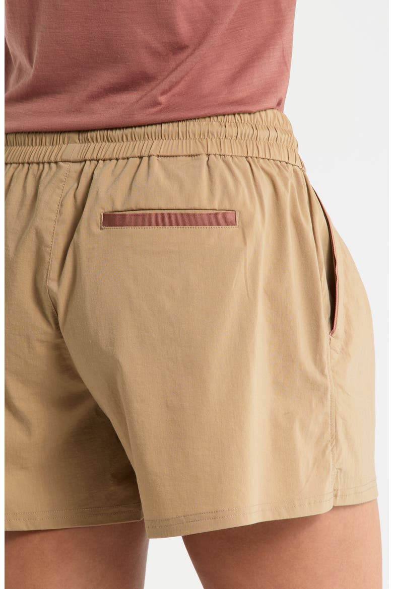 Merino Wool Blend Drawstring Shorts, Alternate, color, KHAKI