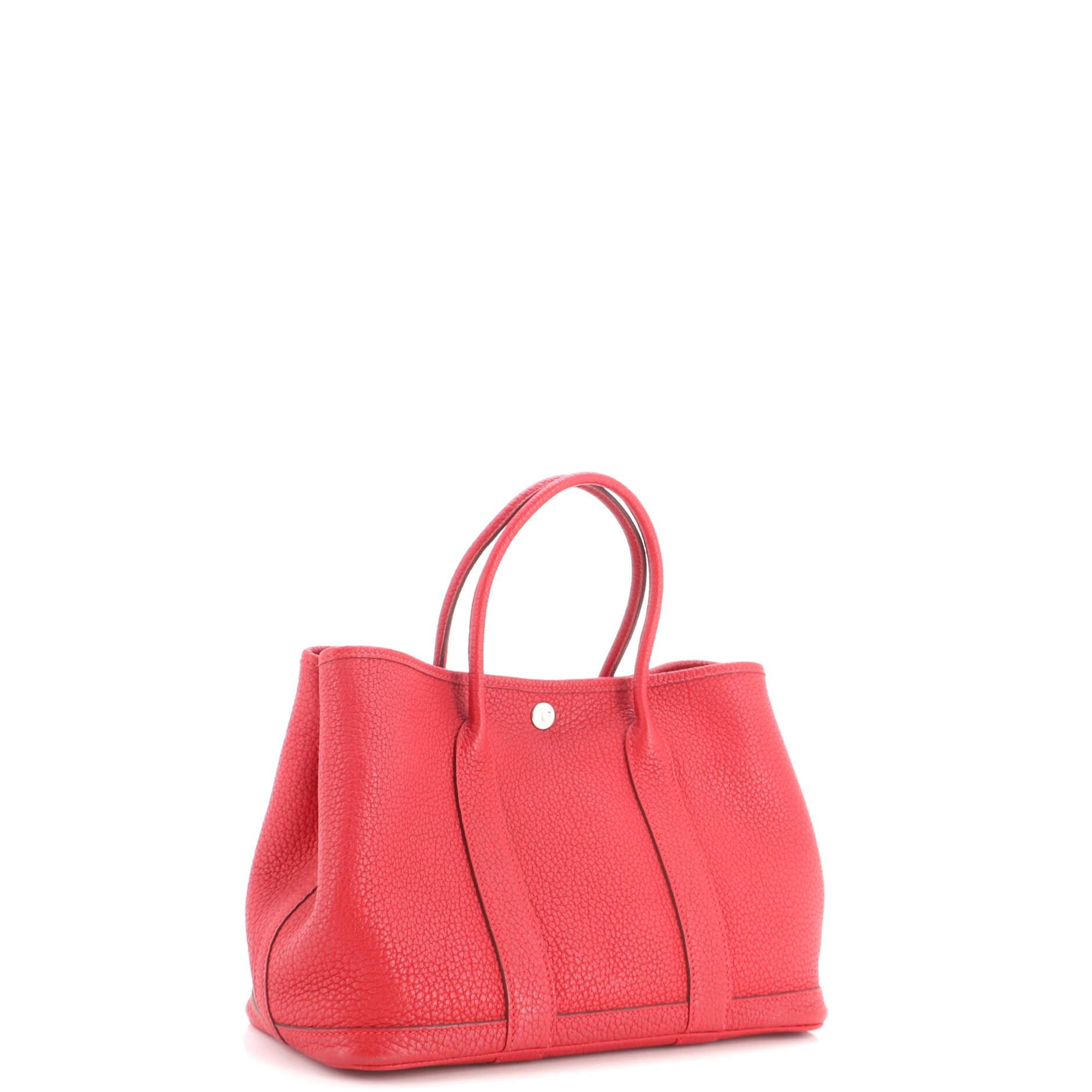 Garden Party Tote Leather 30, Alternate, color, Red