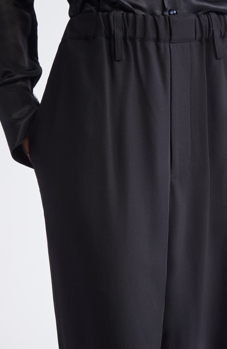 Proenza Schouler Salome Classic Twill Pants, Alternate, color, Black