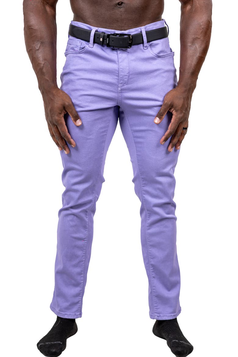 Marthyr Stretch Skinny Jeans, Main, color, PURPLE