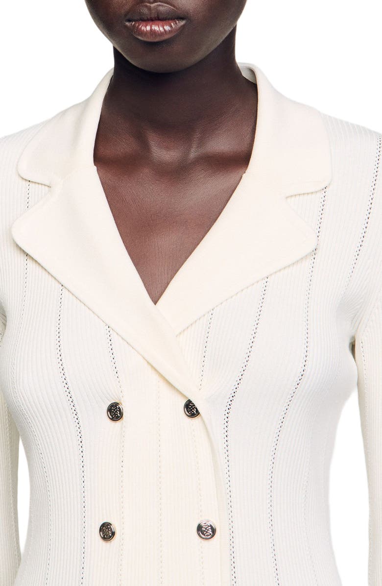 SANDRO Knit maxi dress, Alternate, color, 