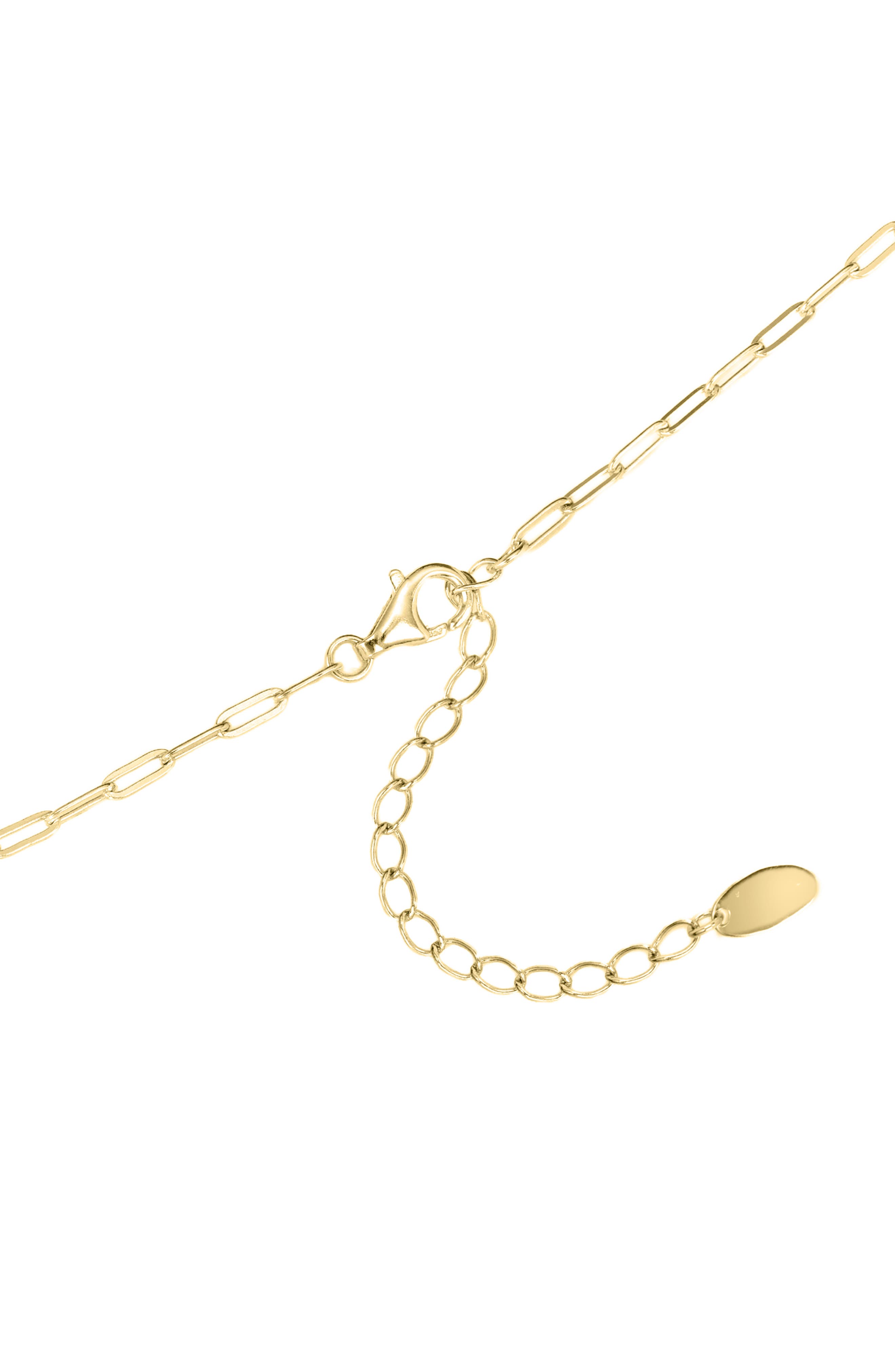 ATHRA LUXE Pavé Duo Interlock Necklace (Women) | Nordstrom