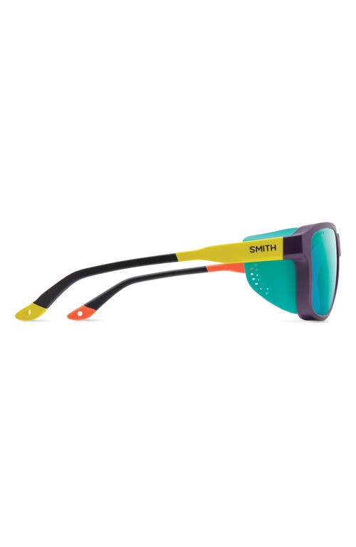 Smith Embark 58mm Chromapop™ Polarized Square Sunglasses In Multi
