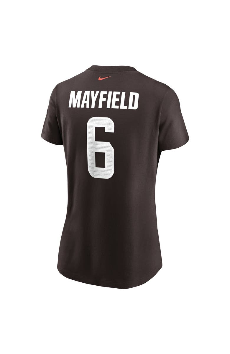 Nike Women's Nike Baker Mayfield Brown Cleveland Browns Name & Number T-Shirt, Alternate, color,