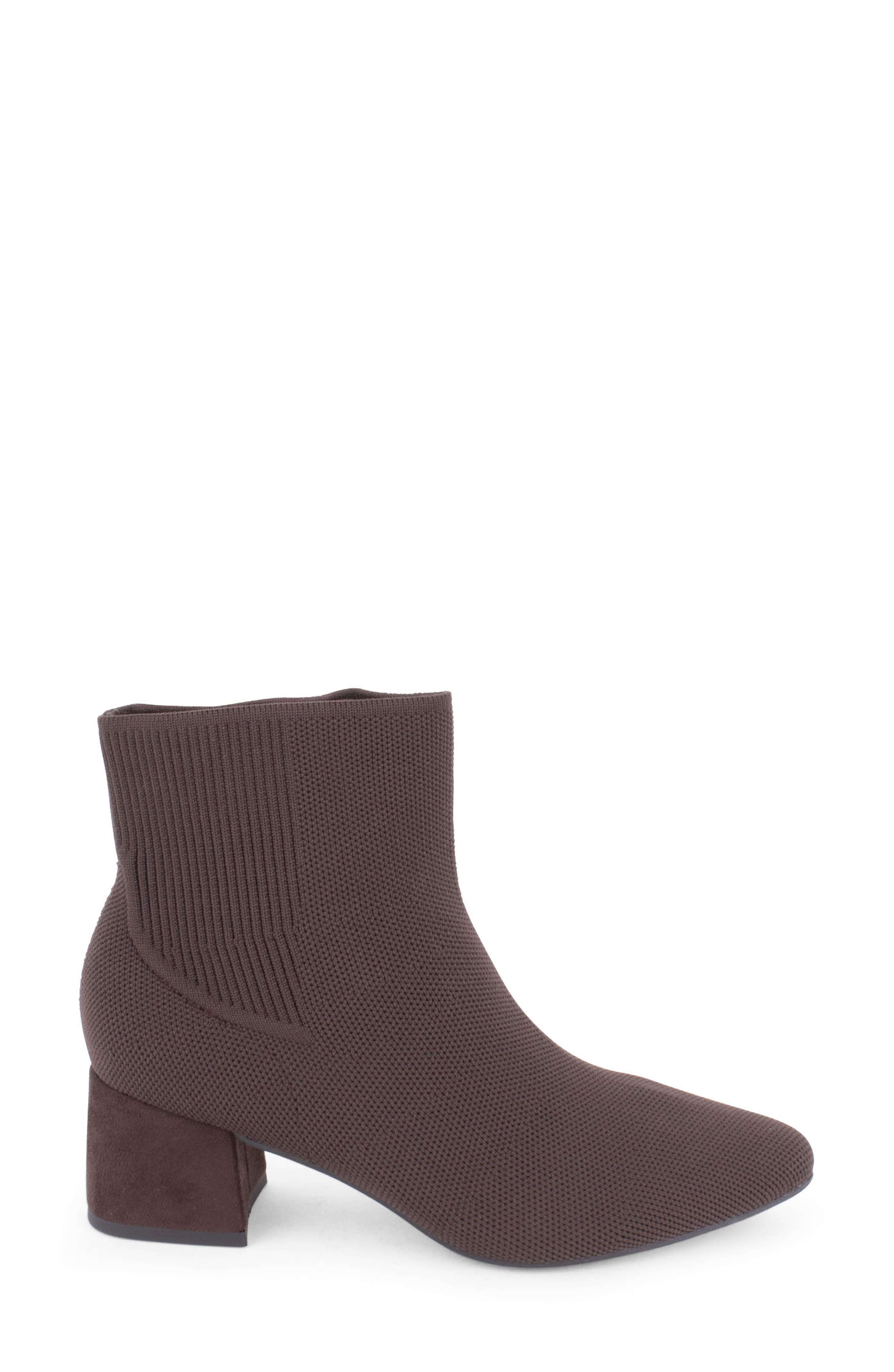 Foxglove Bootie, Alternate, color, DARK BROWN