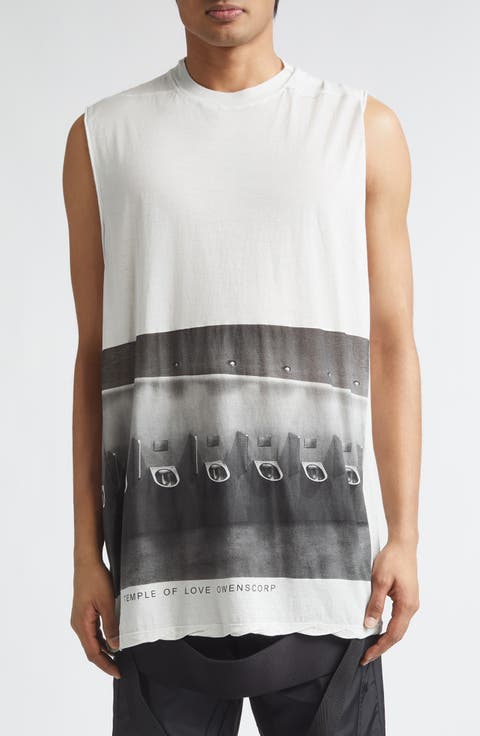 Jumbo Graphic Cotton Muscle Tee