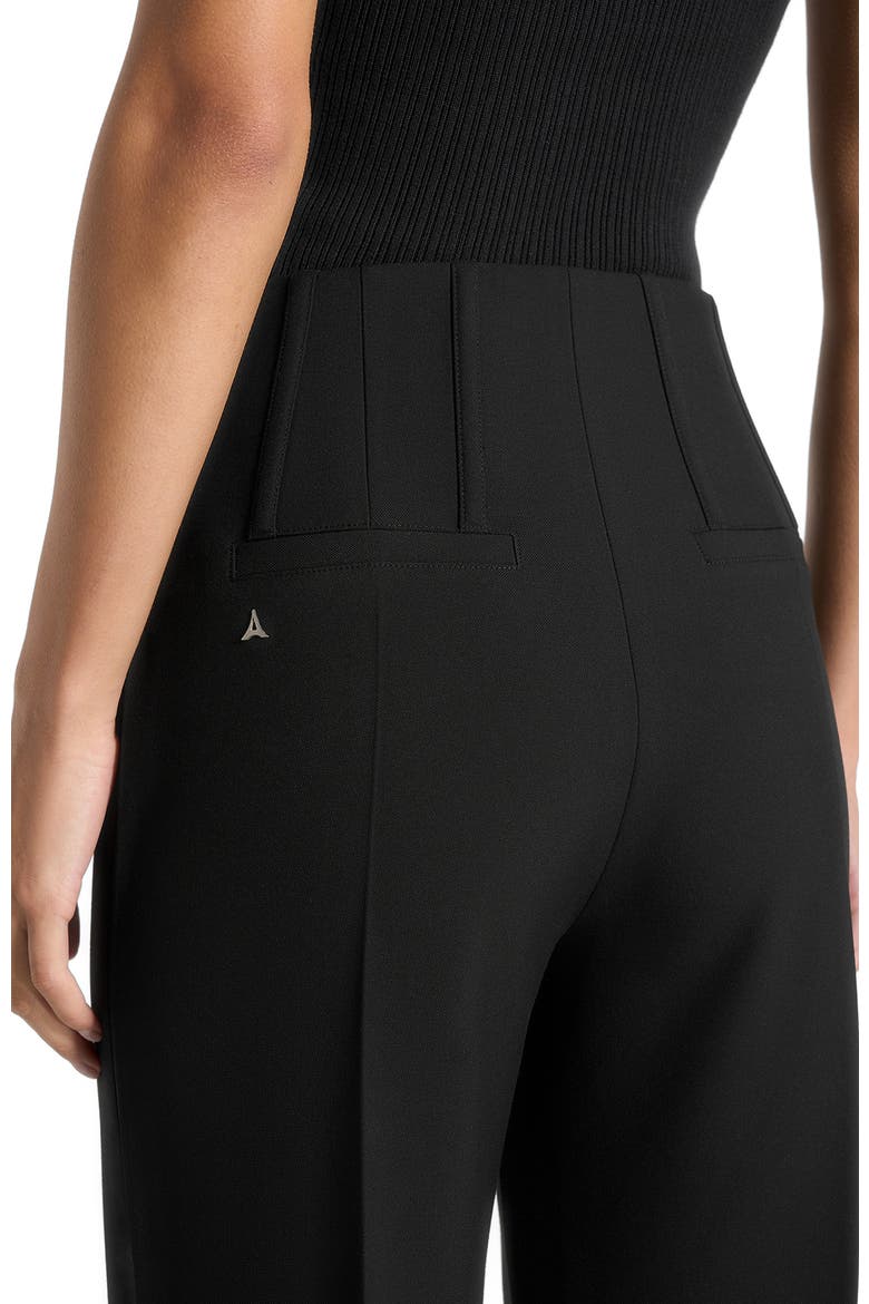 Rafaela Corset Waist Tailored Trousers, Alternate, color, Black