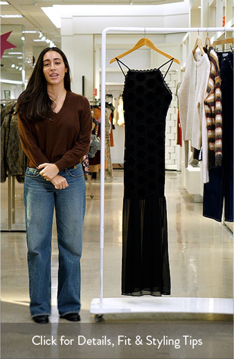 Lace Overlay Sleeveless Gown, sales video thumbnail