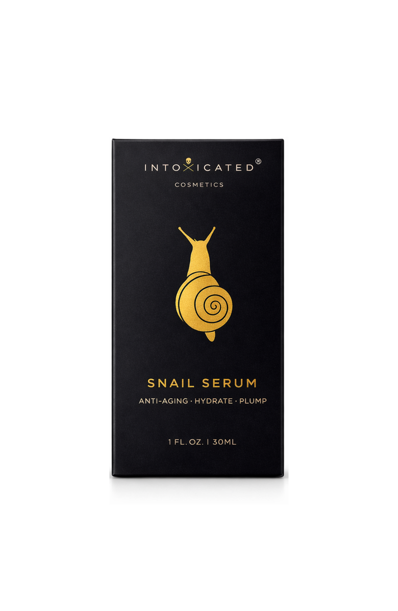 Intoxicated Cosmetics Snail Serum | 1 fl.oz./30ml | Hydrating & Anti-Aging Skincare Treatment with Vegan Snail Venom Peptide & Vegan Snail Mucin, Alternate, color, NO COLOR