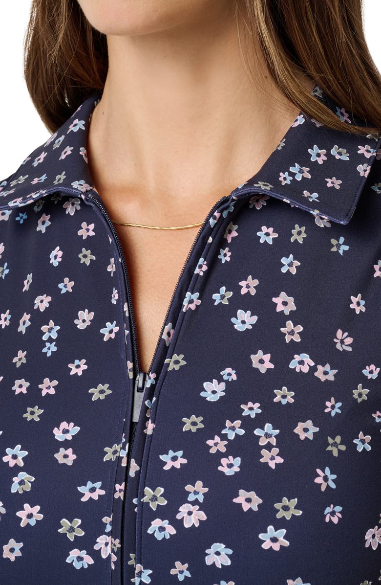 TravisMathew Moveknit Zip Crop Top, Alternate, color, 