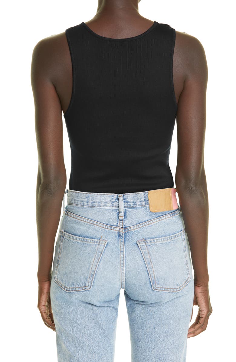 K.NGSLEY Gender Inclusive Fist Geometric Cutout Rib Tank, Alternate, color,