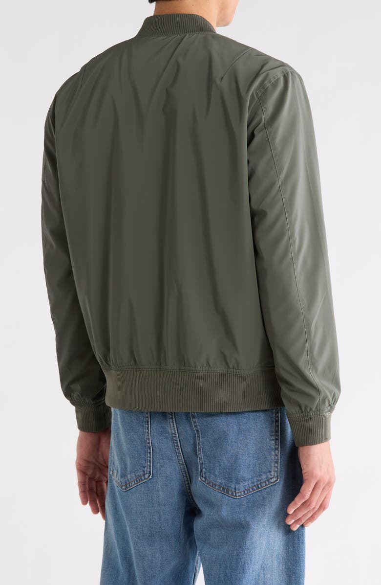 DENIM AND FLOWER Bomber Jacket, Alternate, color, Dusty Olive