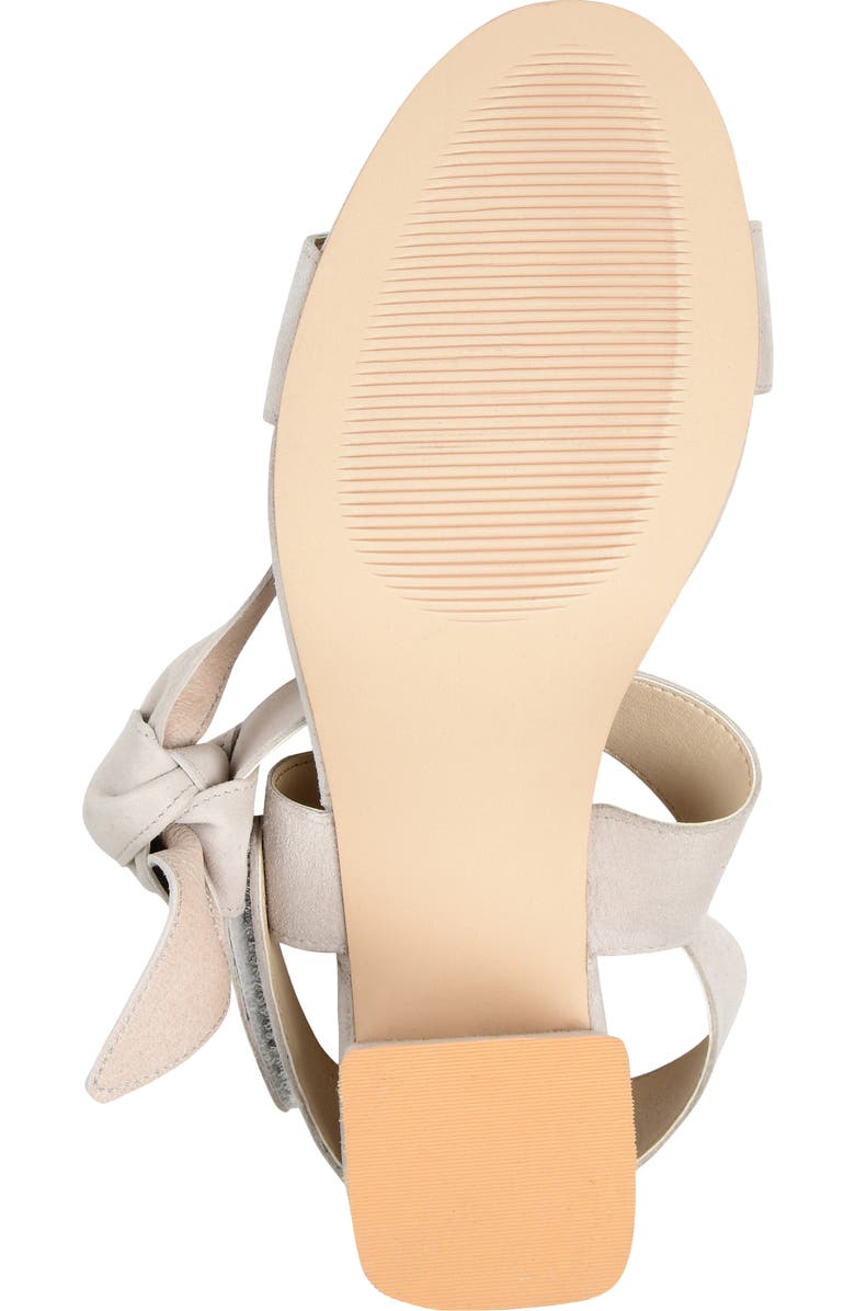 Journee Collection Journee Signature Hether Sandal, Alternate, color, Bone Leather