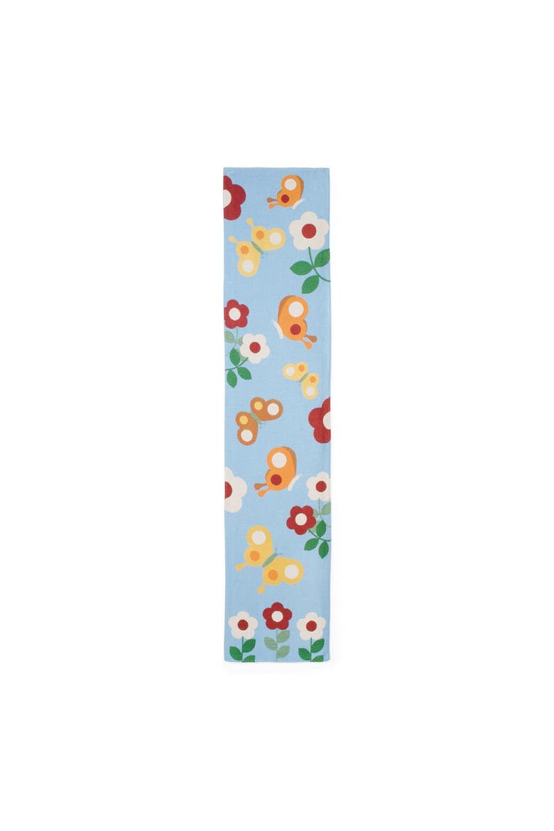Flutter Decorative Runner, Alternate, color, Blue