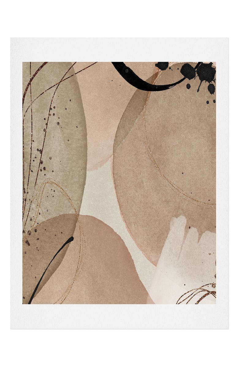 Deny Designs Ganny the Abstract Art Print, Main, color,