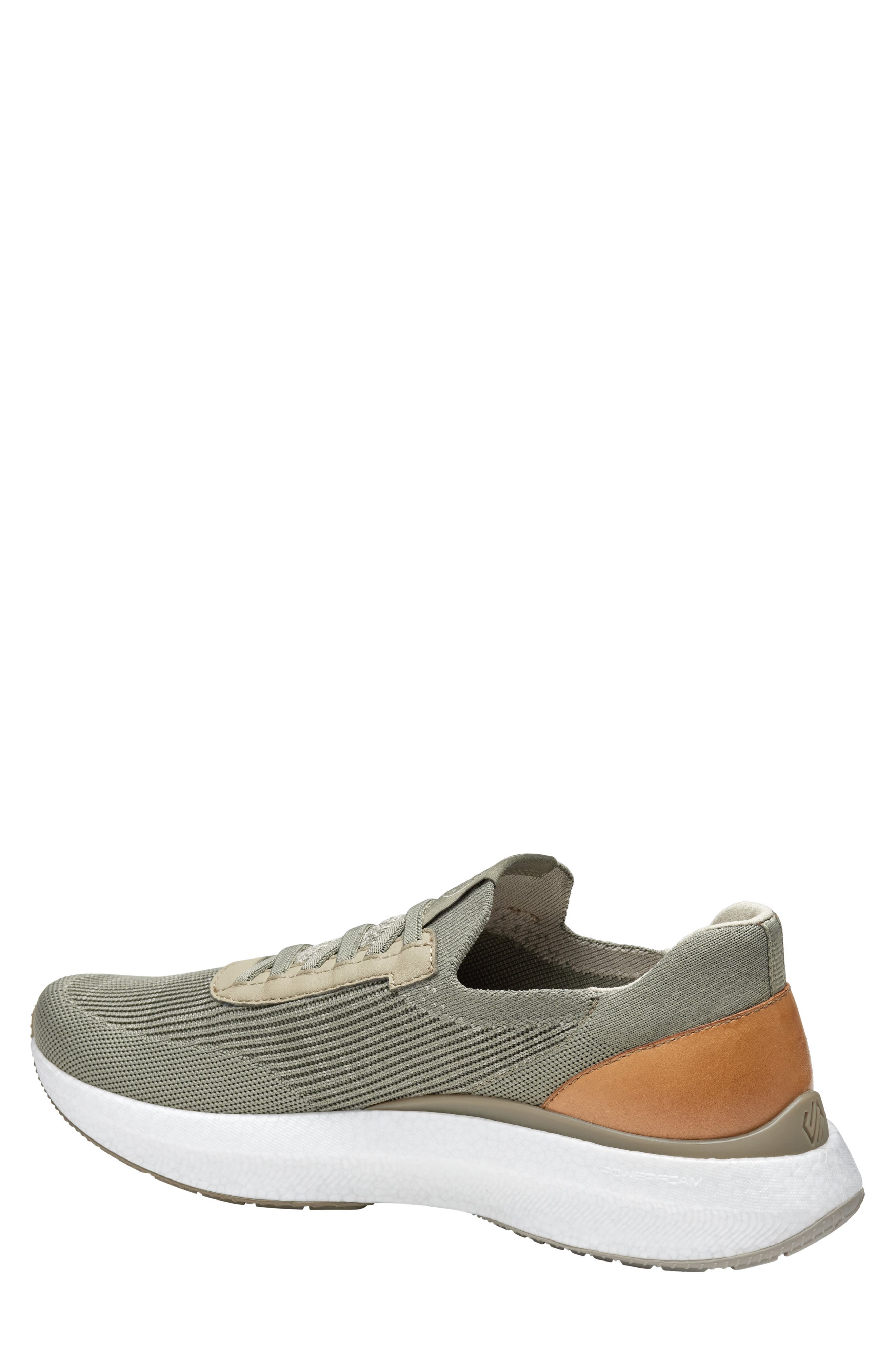 Johnston & Murphy Briley Knit Sneaker, Alternate, color, Taupe Knit
