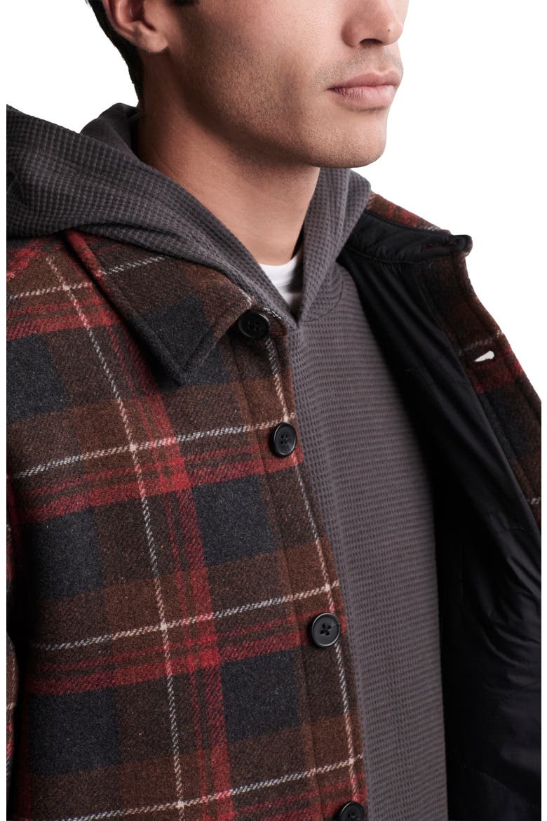 Plaid Shacket, Alternate, color, RUSSET PLAID
