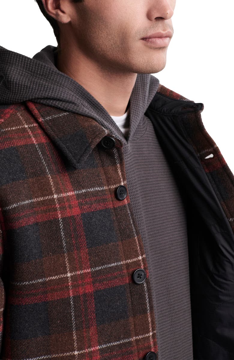 Barefoot Dreams<sup>®</sup> Plaid Shacket, Alternate, color, Russet Plaid