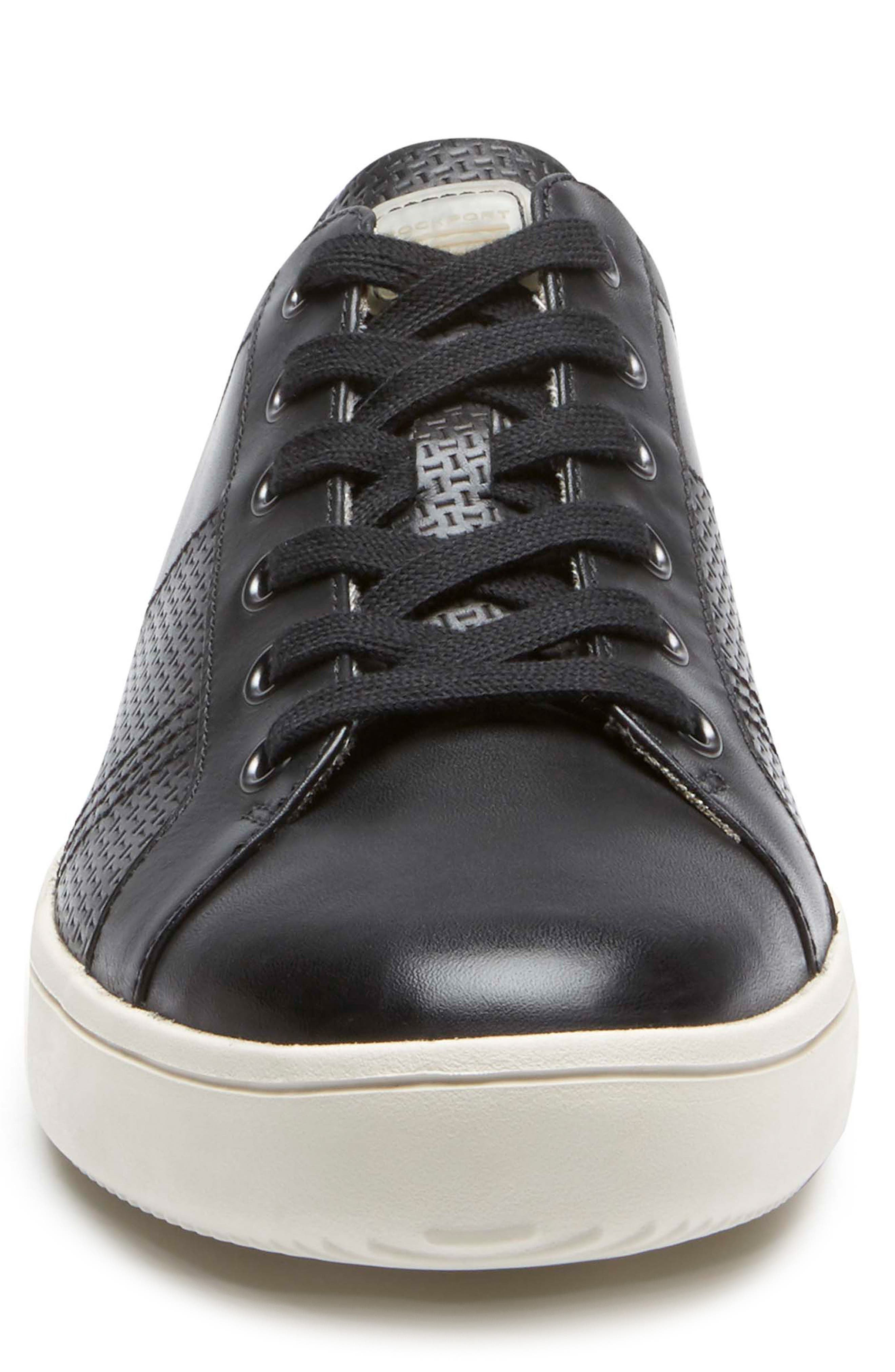 Rockport City Lites Collection Lace-Up Sneaker, Alternate, color, Black Leather