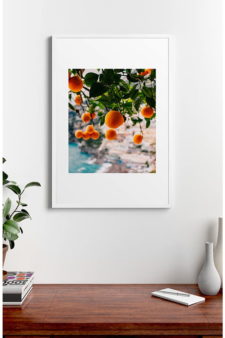 Alam Framed Wall Art, Alternate, color, ORANGE