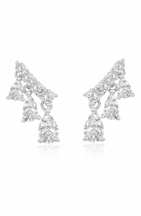 SUZY LEVIAN Cubic Zirconia Ear Crawlers