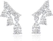 SUZY LEVIAN Cubic Zirconia Ear Crawlers
