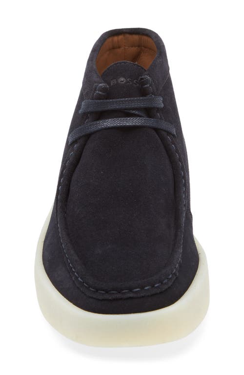 Hugo Boss Boss Clay Chukka Boot In Black