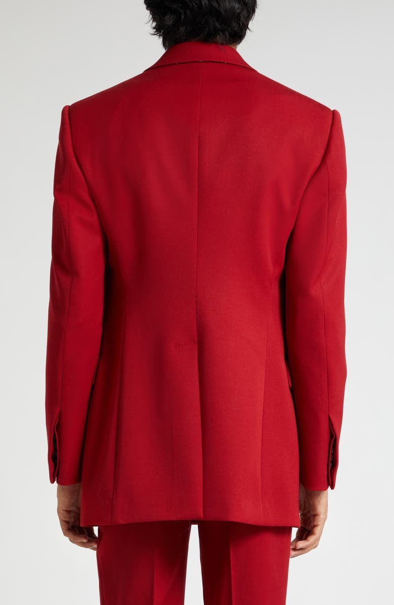 McQueen Horizontal Wool Blazer, Alternate, color, 