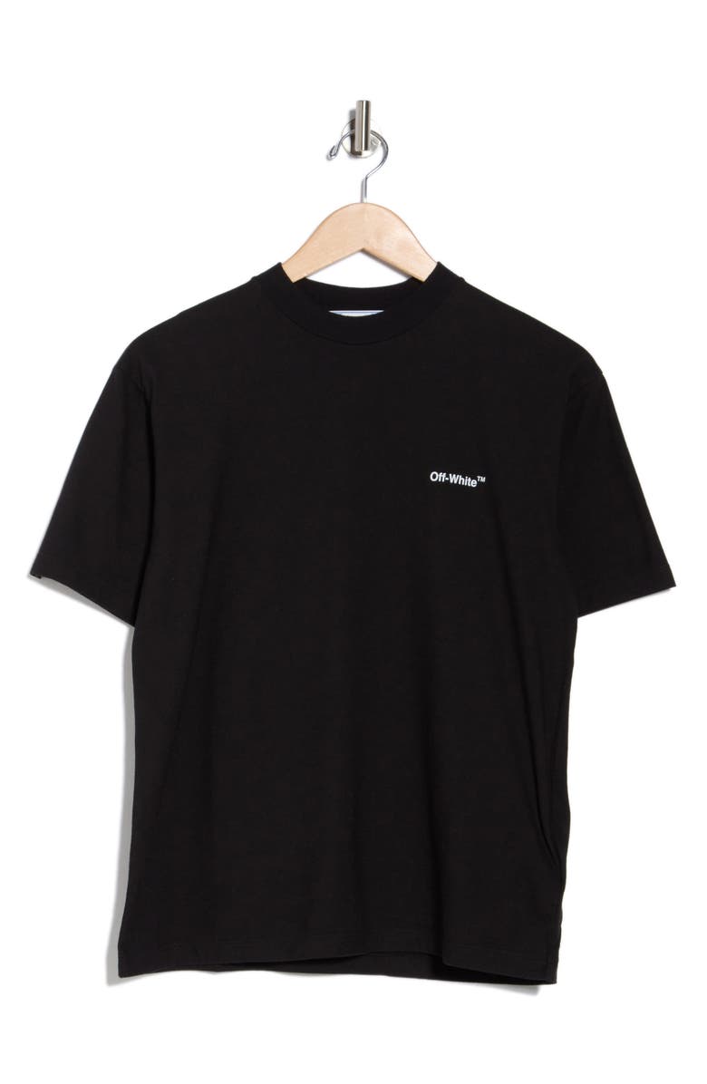 Off-White Diagonal Logo Cotton Graphic T-Shirt, Alternate, color,