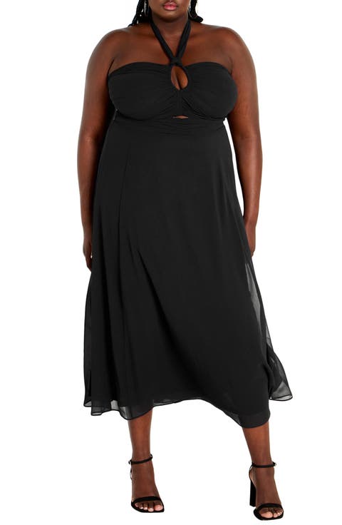 Everlee Halter Dress (Plus)