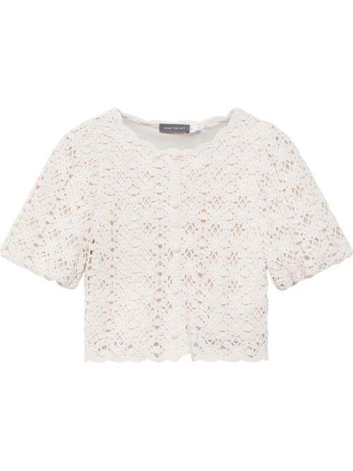 MINT VELVET MINT VELVET CROCHET KNIT TOP