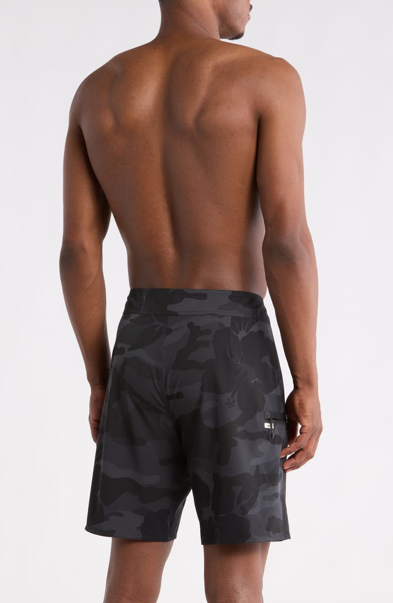 TENŌRE Print Classic Board Shorts, Alternate, color, Black Multi