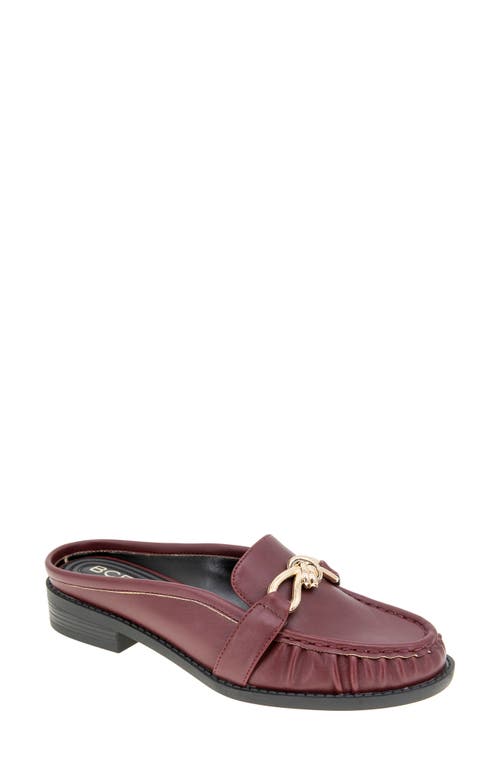 Bcbg Kaara Mule In Burgundy