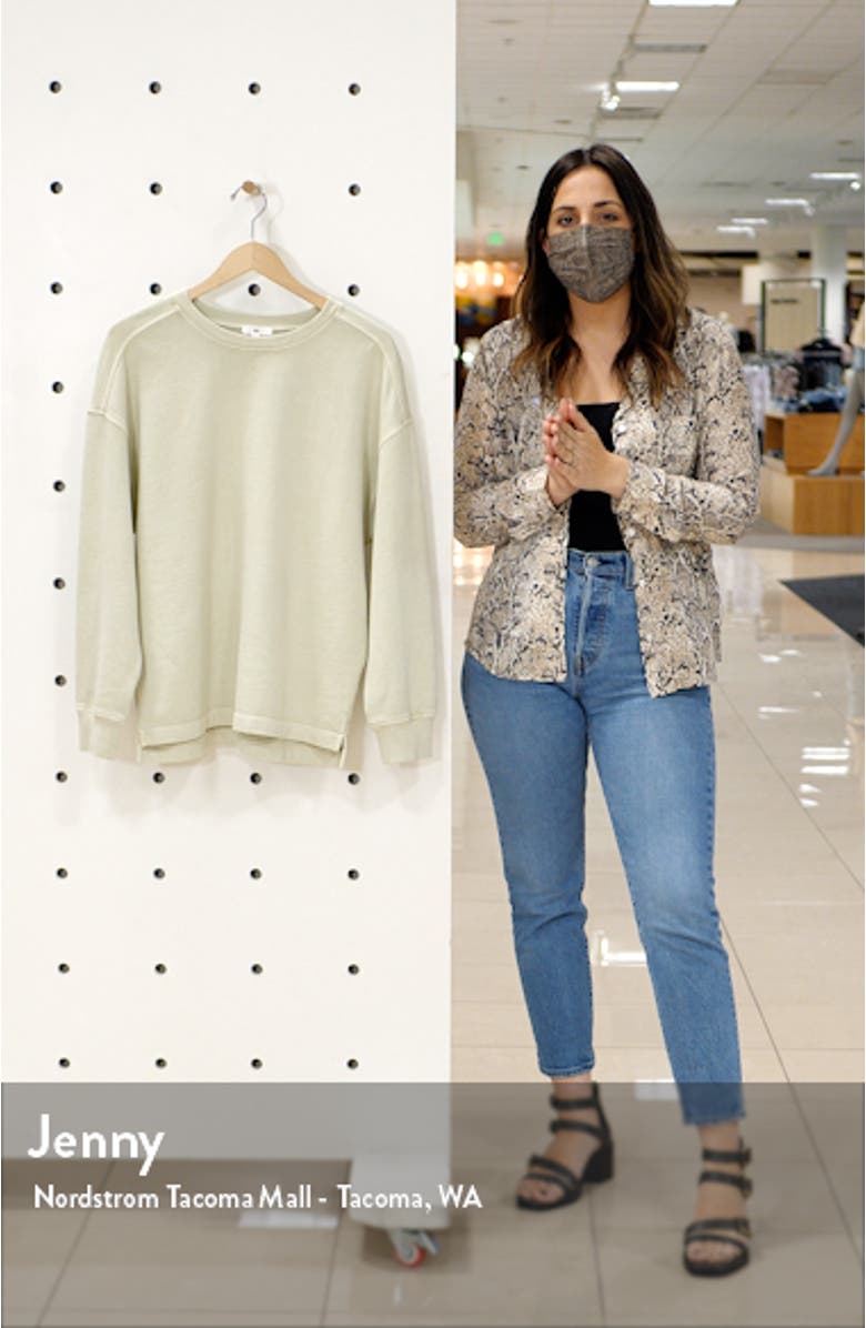 Oversize Crewneck Sweatshirt, sales video thumbnail