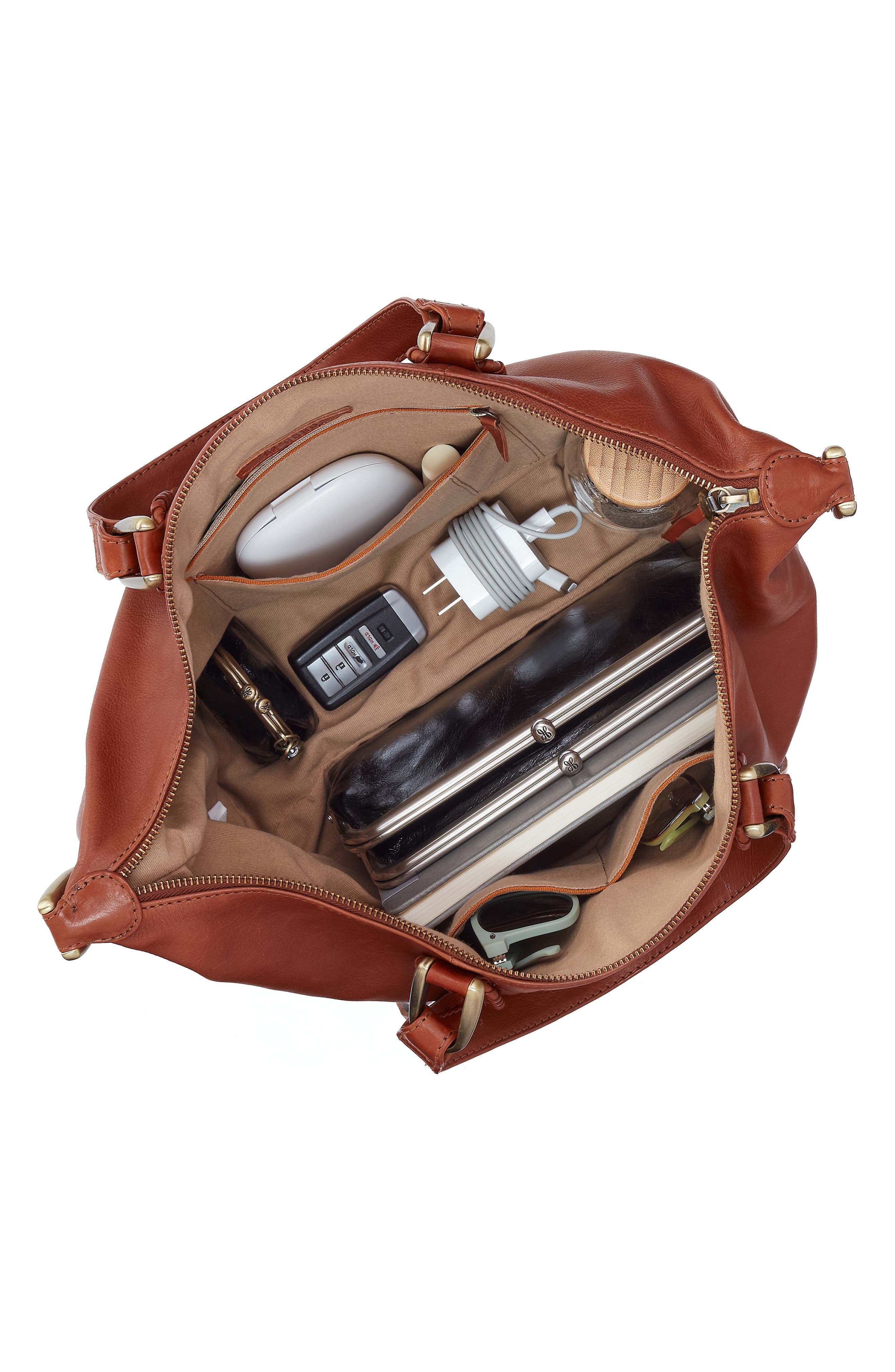 Harley Leather Satchel, Alternate, color, KINDLING BROWN