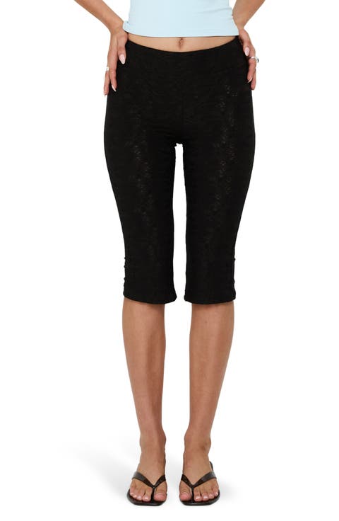 Samaira Eyelet Capri Pants